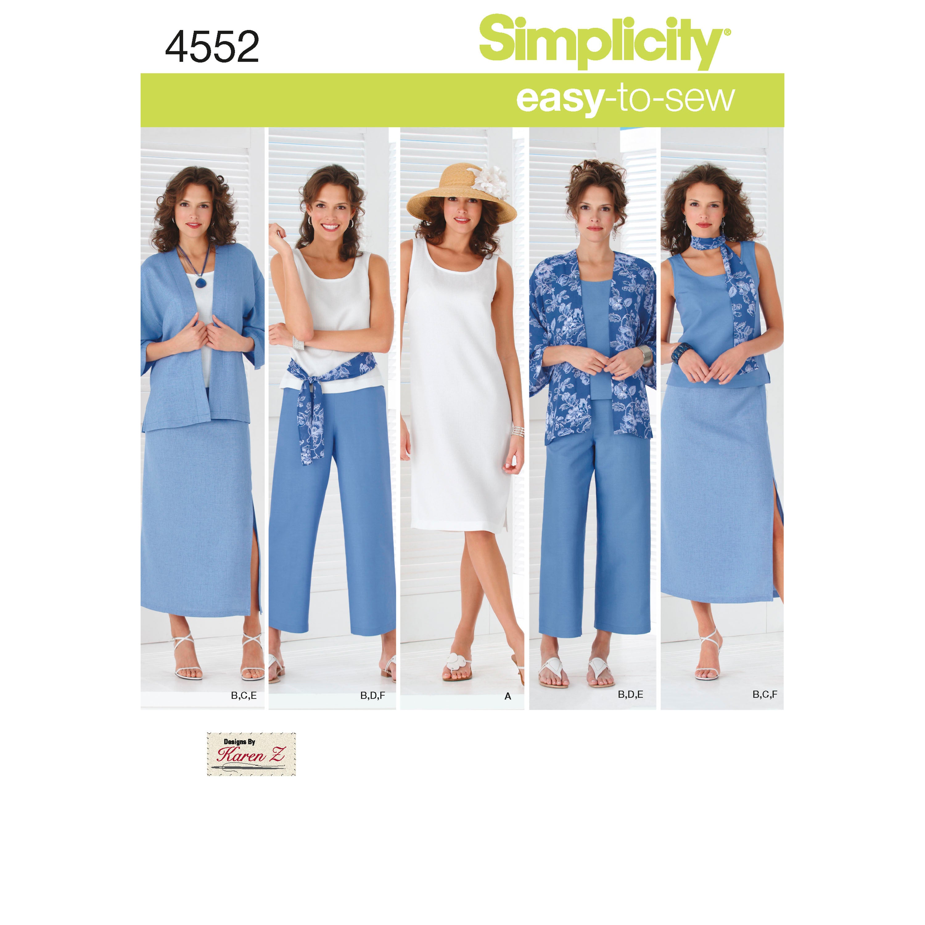 Simplicity Pattern 4552 Women's \u0026 Plus Size Smart and Casual Wear – Lincraft